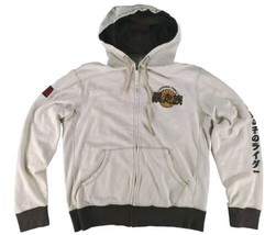 Lucky Brand Vintage 90s Lightning Tribes Full Zip Sweatshirt Japan Emperors sz M - £66.68 GBP