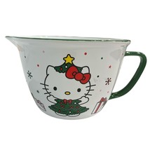 Hello Kitty Christmas Tree Ceramic Mixing Bowl Baking Christmas Wreath Sanrio - £10.83 GBP