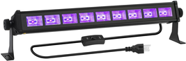 Black Light,  27W 9LED UV Black Light Bar Light up 16X16Ft Area, Black Lights  - £23.90 GBP