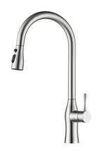 Brushed Nickel Pull-Down Kitchen Faucet - $129.77 CAD