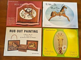 Lot of 4 Priscilla Hauser Tole Painting Books - patterns, instructions - £7.16 GBP