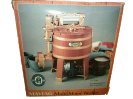 Vintage Ertl Maytag Washer Multi-motor 1/6 Die Cast with box  #4967 - £77.43 GBP