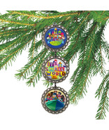 Disney IT&#39;S A SMALL WORLD 3D Bottle Cap Christmas Ornament #1 | Gift for... - £7.02 GBP