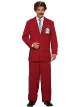 Forum Novelties Men&#39;s Anchorman Ron Burgundy Costume, As Shown, Standard - £103.04 GBP