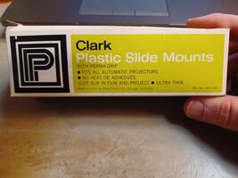 Box Of  Clark Plastic Slide Mounts 85 Count  2" x 2" Glassless - $14.84