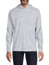 Vince Men&#39;s Space Dye Cotton Hoodie in Hydra multi-XL - $69.99