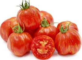 Tomato Striped Cavern Schimmeig Stoo Indeterminate 30 Seeds USA Fast Shipping - $13.98