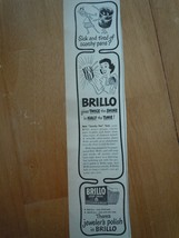 Brillo Soap Pads Small Print Magazine Advertisement 1950 - $4.99