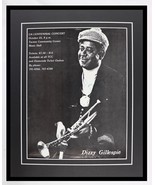 Dizzy Gillespie Signed Framed 11x14 Vintage 1976 Centennial Concert Poster - £386.19 GBP