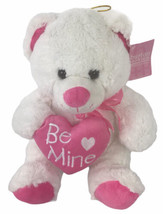 Burton + Burton White Bear 10” Plush Be Mine Pink Heart With Tags - £24.05 GBP