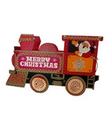 Santa Christmas Train Japan 1970 Cardboard Cutout Classic Card Holder Vi... - $279.21 MXN