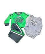Tuff Guys &amp; Baby Essentials Boys 9-12M 2Pc. Fleece Pant Set &amp; New White ... - €10,29 EUR
