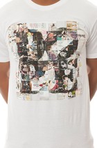 Dope Couture X Antonio Chiesa Mosaico Love Tee Bianco Schermo Stampa - £14.44 GBP