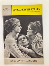 1968 Playbill Broadhurst Theatre Ingrid Bergman in More Stately Mansions - £10.67 GBP