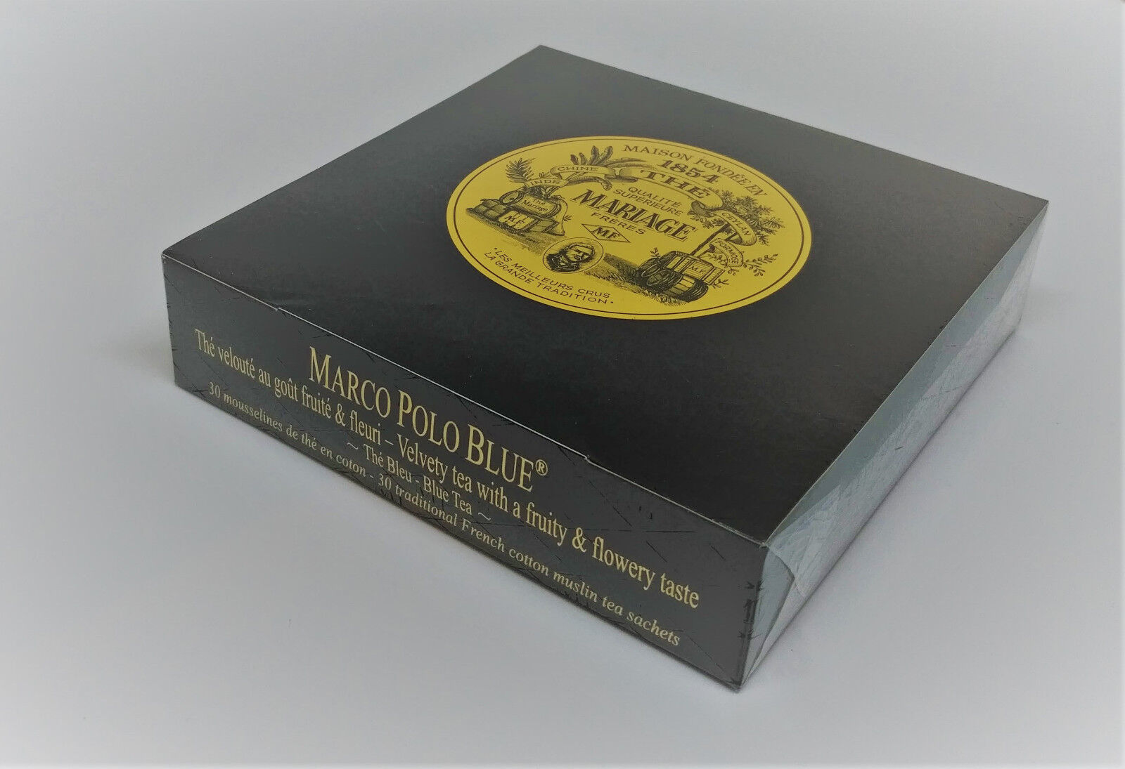 Mariage Freres - MARCO POLO BLUE® - Box 30 muslin tea sachets / bags