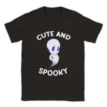 Cute and spooky T shirt tee shirt T-shirt apparel funny halloween ghost - £18.92 GBP+