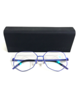 Lindberg Eyeglasses Frames 9625 Col. 77 Iridescent Purple Hexagon 54-14-135 - $395.99