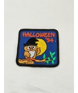 1994 Halloween Owl Witch Iron On Embroidered Patch 2.5&quot; - £33.63 GBP