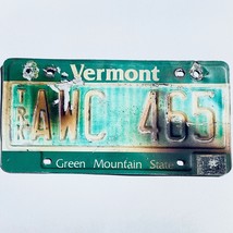  United States Vermont Green Mountain Truck License Plate AWC 465 - £13.13 GBP