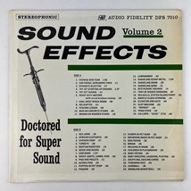 Sound Effects Volume 2 Vinyl LP Record Album DFS-7010 - £7.77 GBP