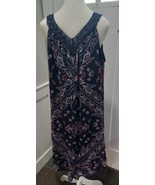 New Knox Rose Women Sleeveless Dress Size XL Floral - £20.74 GBP