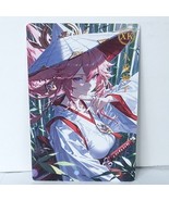 Yae Miko Waifu Card Anime Girl Japan Wall Art Bamboo Oversized Board A5 - $419.43 MXN