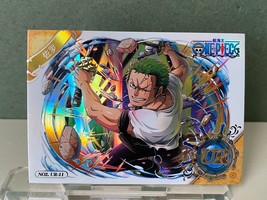 One Piece Anime Collectable Trading Card UR Insert ZORO Refractor Card # 11 - £5.50 GBP