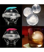 4 Pack 2&quot; Large Round Ice Cube Tray Ball Maker Molds Jumbo ICE BALLS for... - $8.78