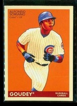 2009 Upper Deck Goudey Baseball Trading Card #40 Alfonso Soriano Chicago Cubs - £6.61 GBP