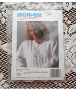 Golden Bee Iron-On Fashions White Cat Embroidery Kit 10209 - White Cat I... - $11.99
