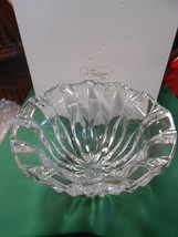 NIB- Magnificent Cristal J.G.DURAND Heavy Lead Crystal BOWL from France - $24.34