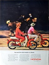 Honda Nicest people on a honda horse jockey racing 1964 Vintage Print Ad - $203.72 MXN