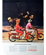Honda Nicest people on a honda horse jockey racing 1964 Vintage Print Ad - $14.67 CAD