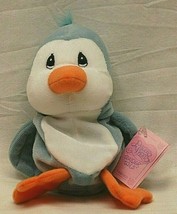 Tender Tails Plush Toy Penguin Slate Blue Orange & White Precious Moment Enesco - $16.82