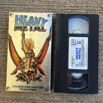 Heavy Metal Movie VHS Video Tape 1981 1996 Ivan Reitman Harold Ramis Ani... - $9.67