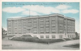Huntington&#39;s In ~ New High School Building-To Be Built-Architect Drawing ~ Ma... - £8.20 GBP