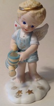 Bronson Tender Hearts Katharine Stevenson Angel Figurine Sprinkling The Heavens  - £10.98 GBP