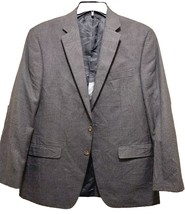 Men&#39;s Wool Blazer Coat Jacket Suede Patches SZ 42R Chaps NWOT - £14.64 GBP