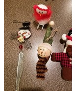 Six (6) Holiday Decorations ~ Snowmen Design - €17,12 EUR