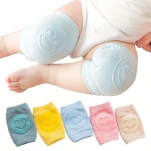 5 Pairs Non-slip Baby Knee Pad Cotton Crawling Knee Protector Elastic Le... - $18.95