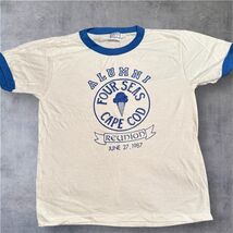 Four Seas Alumni Reunion Ringer T-Shirt 1987 Unisex - $11.00