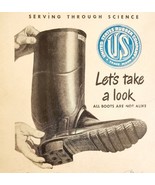 1947 US Rubber Company Buckle Arctics Boots Advertisement Footwear DWNN22 - $28.05 CAD
