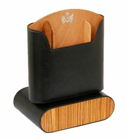 The &quot;Show Band&quot; Travel Humidor - Sunrise Black and Zebrawood - $190.00