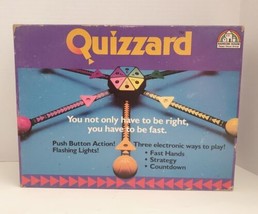 Vintage Quizzard Electronic Trivia Question Game Random House 1988 - £22.15 GBP