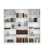 Blende White 3-Piece Living Room Set with 3 Bookcases - Storage &amp; Style - $9,298.53 MXN