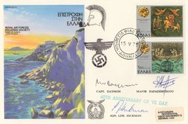 3x Greece Greek RAF Escaping Society War German Swastika Flown Military FDC - £40.60 GBP