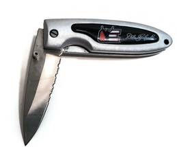 Dale Earnhardt Nascar 1 Blade Folding Pocket Knife Stainless Steel Vintage - $22.95