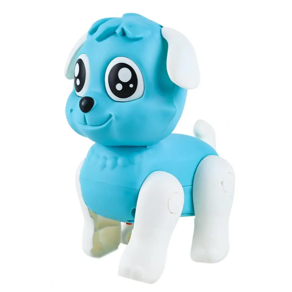 Electric Dog Toy Battery Powered Universal Walking Cute Puppy Light And Music - £15.13 GBP