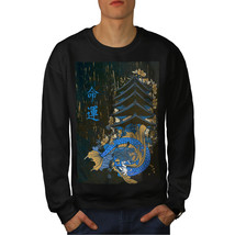 Wellcoda Dragon Myth Japan Chinese Mens Sweatshirt - $33.82+