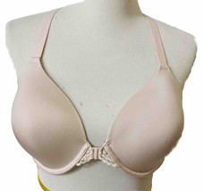 Maidenform Front Close Bra 38C Satin Padded Cup Racerback Underwire 0711... - £10.87 GBP